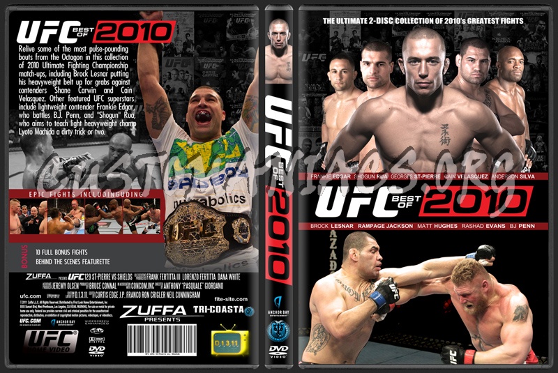 UFC Best of 2010 dvd cover