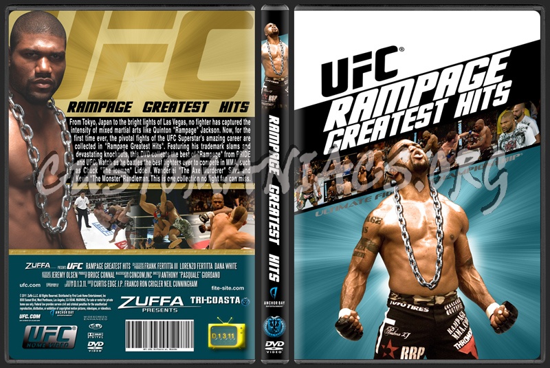 UFC Rampage Greatest Hits dvd cover