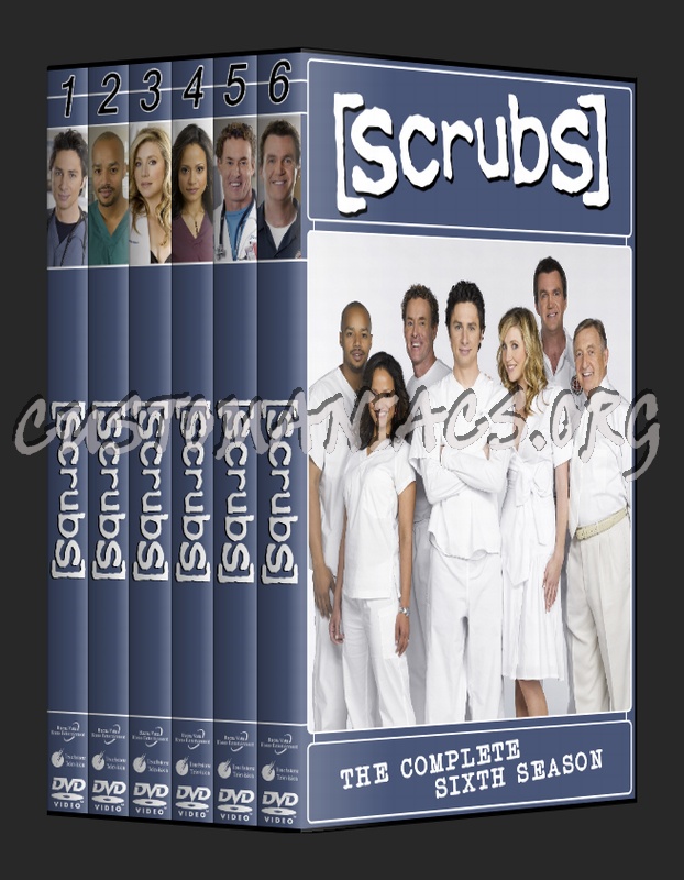 Scrubs Season 1-6 dvd cover