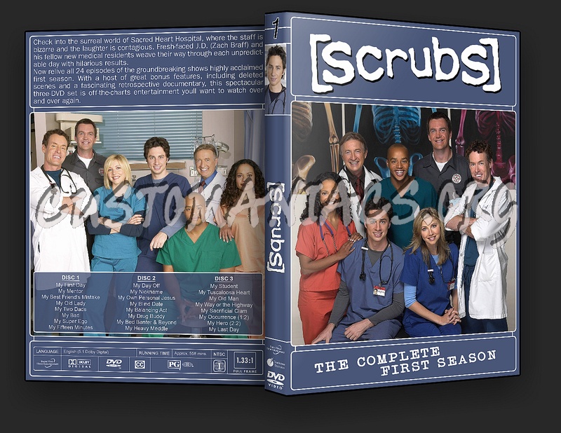 Scrubs Season 1-6 dvd cover