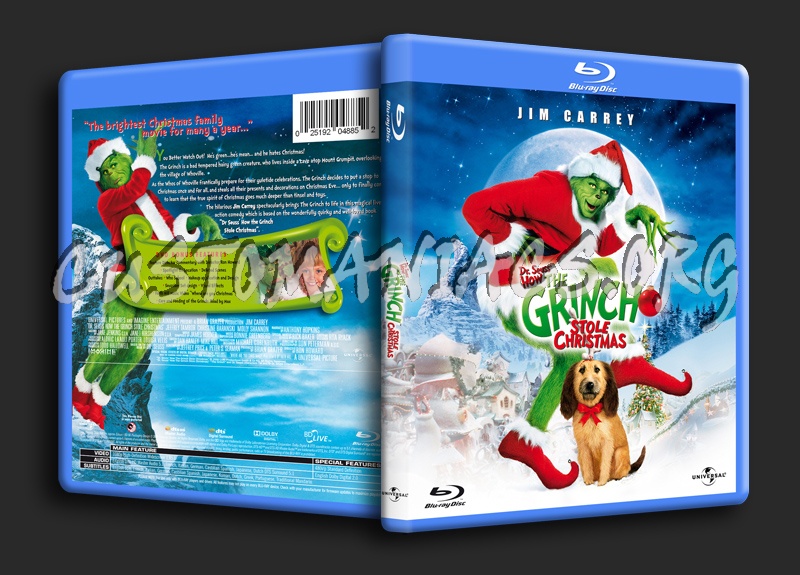 How The Grinch Stole Christmas blu-ray cover