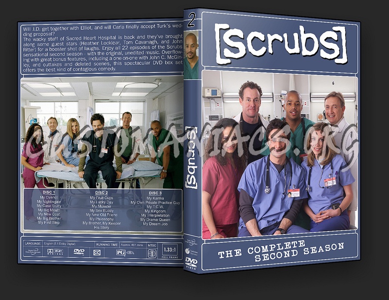 Scrubs Season 1-6 dvd cover