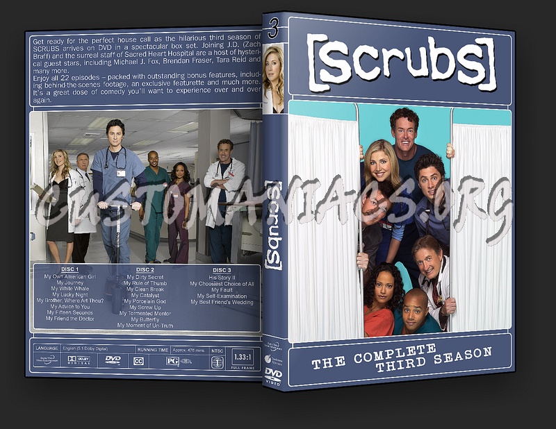 Scrubs Season 1-6 dvd cover