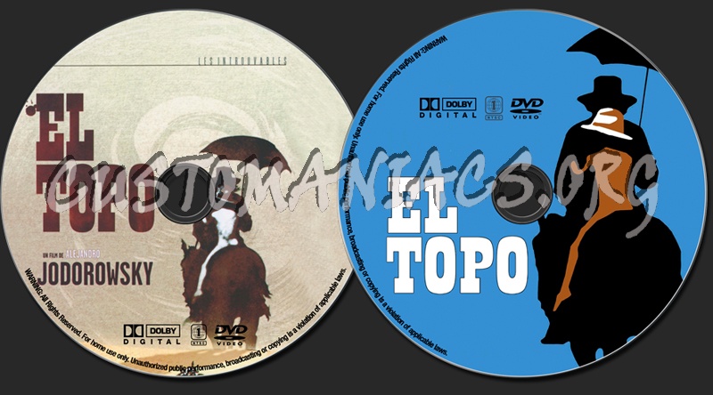 El Topo dvd label
