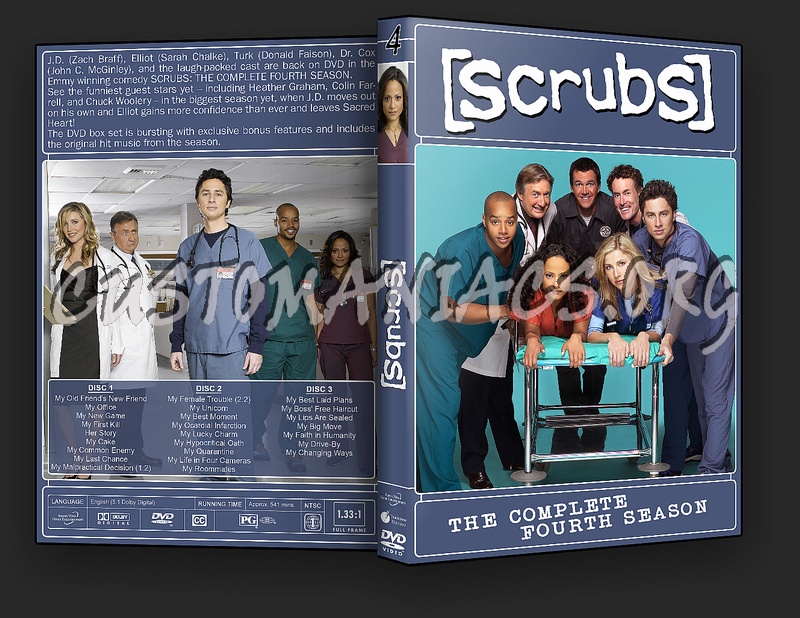 Scrubs Season 1-6 dvd cover