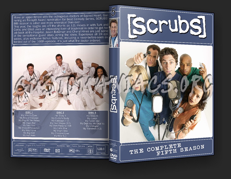 Scrubs Season 1-6 dvd cover
