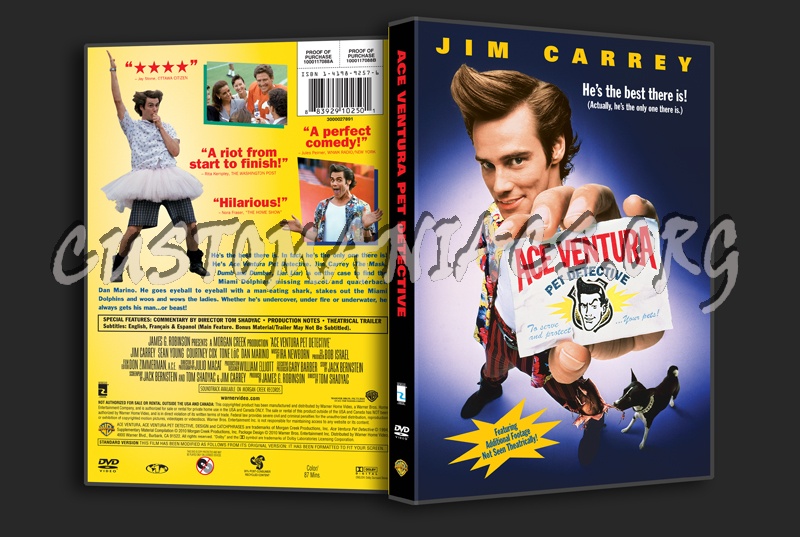 Ace Ventura Pet Detective dvd cover