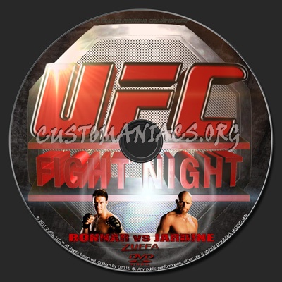 UFC UFN 04 Bonnar vs. Jardine dvd label