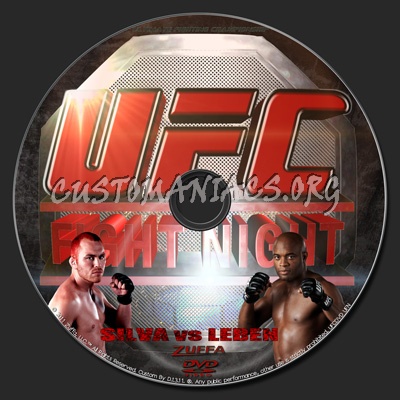 UFC UFN 05 Silva vs. Leben dvd label