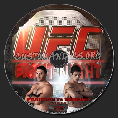 UFC UFN 06 Parisyan vs. Sanchez dvd label