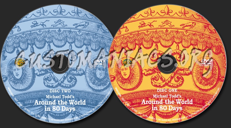 Around the World in 80 Days dvd label