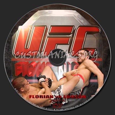 UFC UFN 13 Florian vs. Louzon dvd label