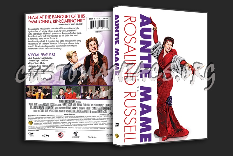 Auntie Mame dvd cover