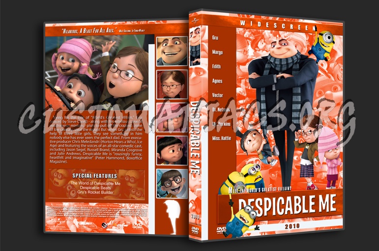 Despicable Me dvd cover