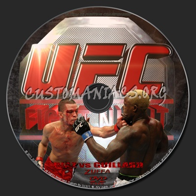 UFC UFN 19 Diaz vs. Guillard dvd label