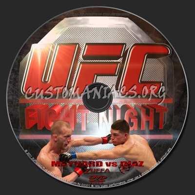 UFC UFN 20 Maynard vs. Diaz dvd label