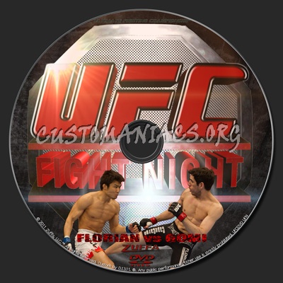 UFC UFN 21 Florian vs. Gomi dvd label