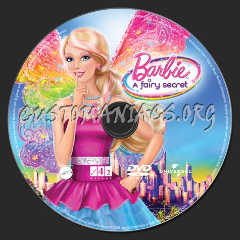Barbie: A Fairy Secret dvd label