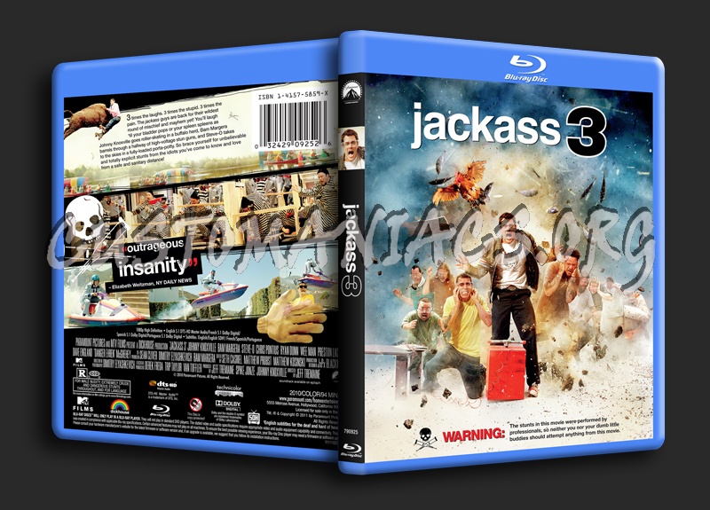 Jackass 3 blu-ray cover