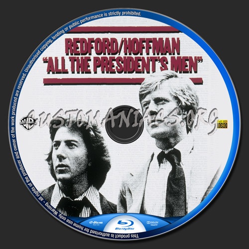All The President's Men blu-ray label