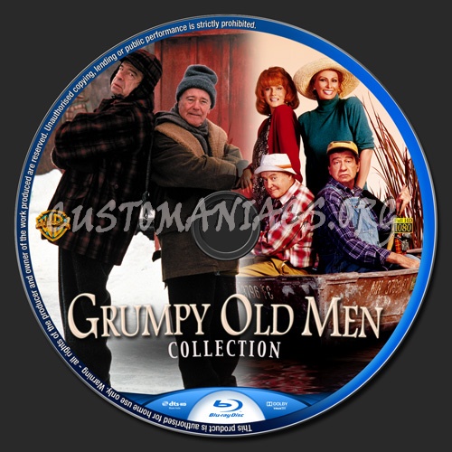 Grumpy Old Men 1 & 2 blu-ray label
