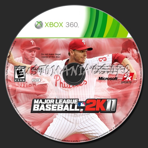 Major League Baseball / MLB 2K11 dvd label