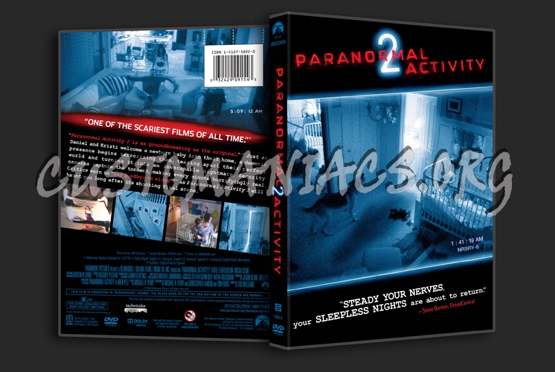 Paranormal Activity 2 dvd cover