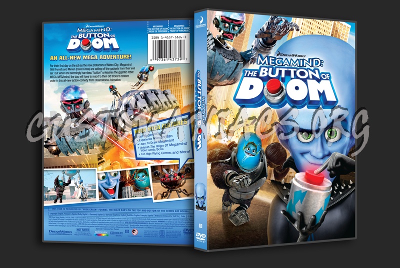 Megamind The Button of Doom dvd cover