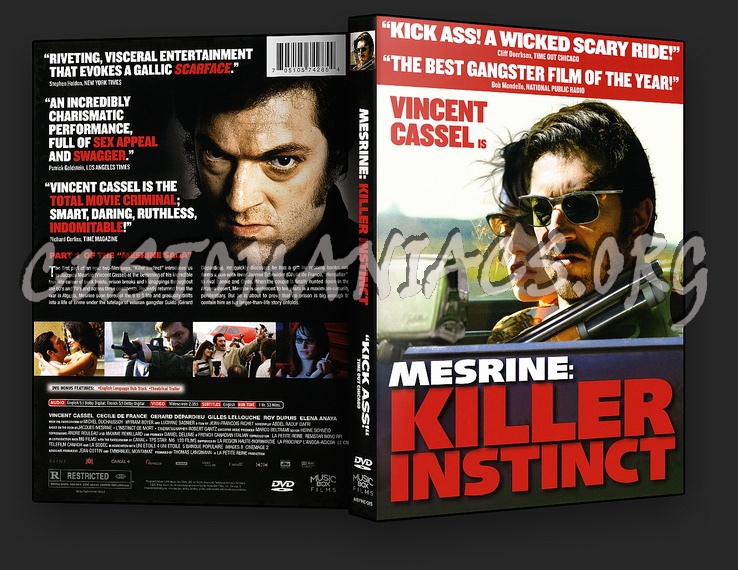 Mesrine Killer Instinct dvd cover