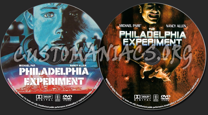 The Philadelphia Experiment dvd label