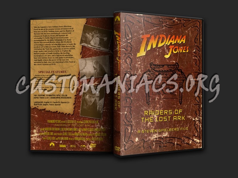 Indiana Jones - Raiders of the Lost Ark dvd cover