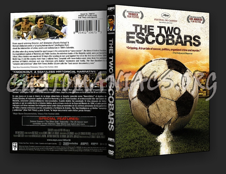 The Two Escobars dvd cover