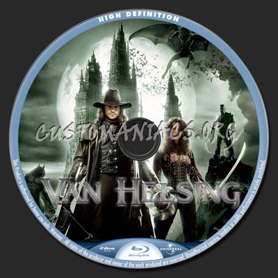 Van Helsing blu-ray label