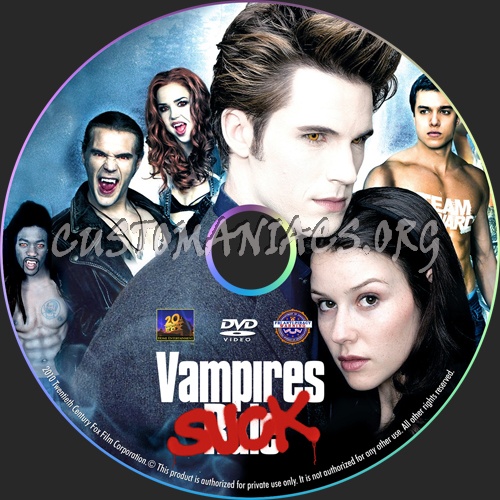 Vampires Suck dvd label