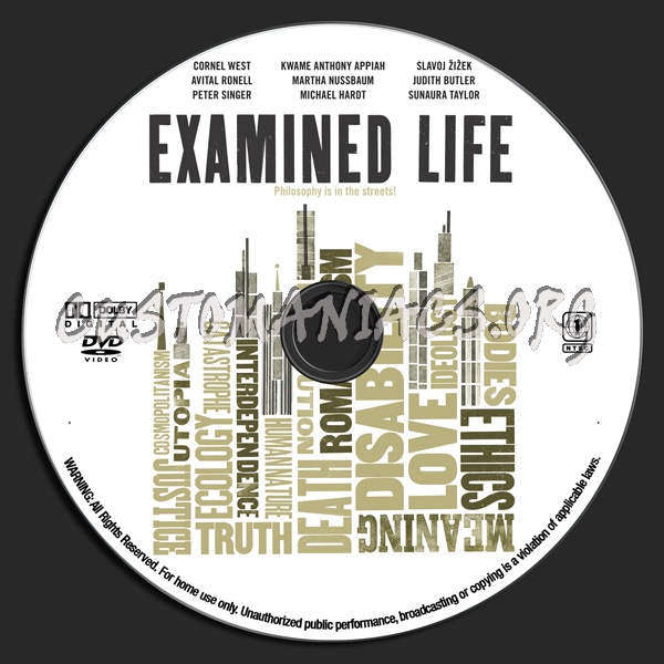 Examined Life dvd label