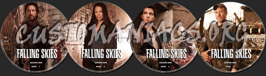 Falling Skies Season 1 dvd label