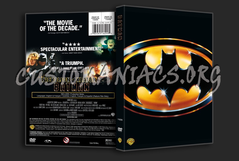 Batman dvd cover