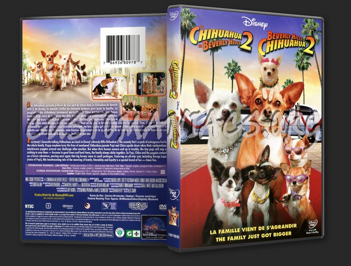 Beverly Hills Chihuahua 2 dvd cover