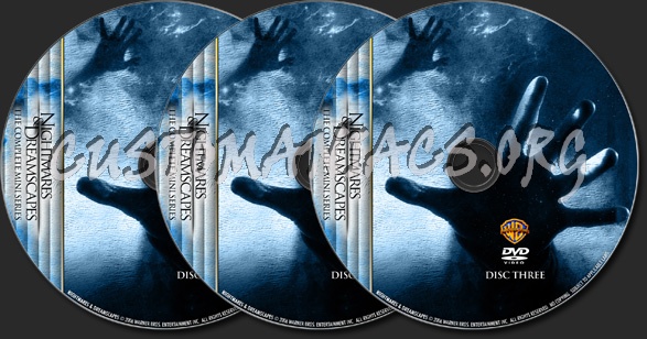 Nightmares & Dreamscapes - TV Collection dvd label