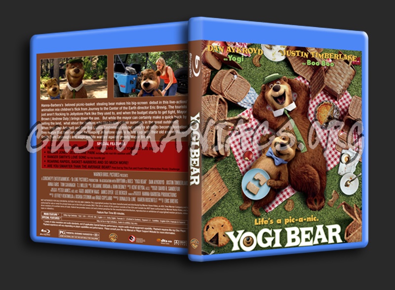 Yogi Bear blu-ray cover