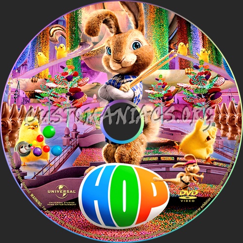 Hop dvd label