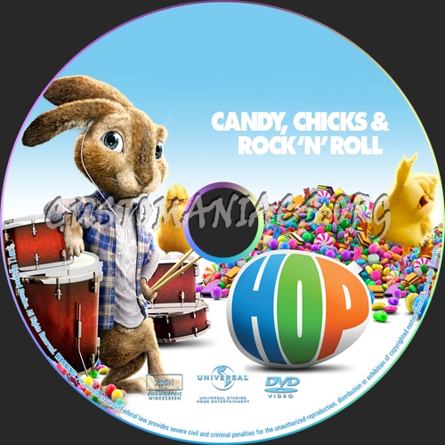 Hop dvd label