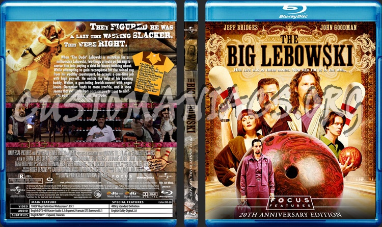 The Big Lebowski blu-ray cover