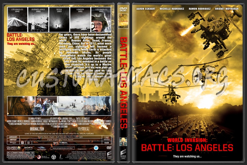 Battle: Los Angeles dvd cover
