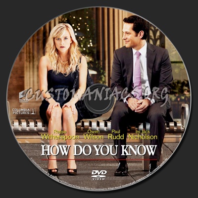 How Do You Know dvd label
