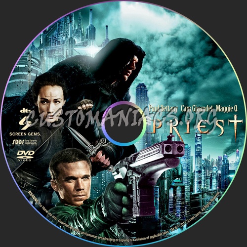 Priest dvd label