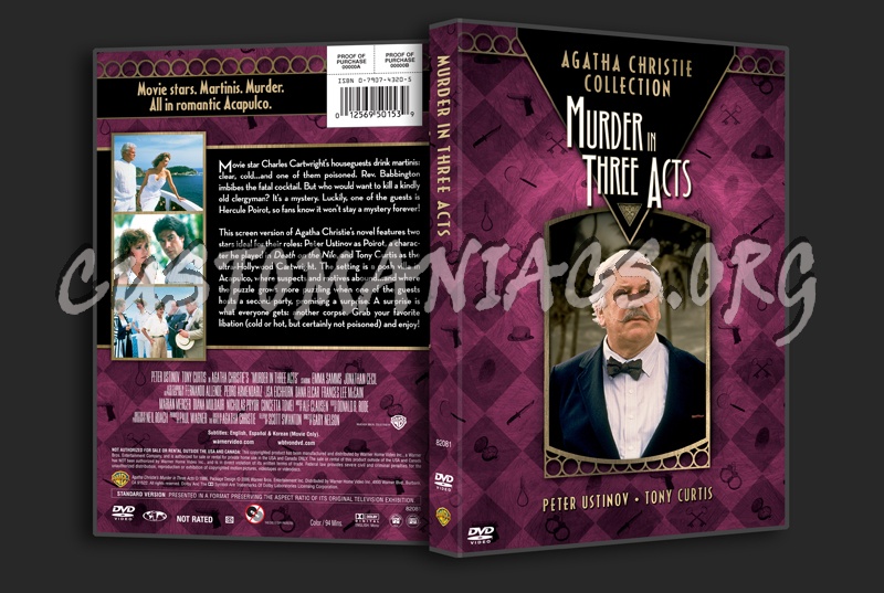 Agatha Christie Collection: Murder in Three Acts dvd cover