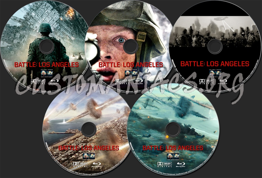 Battle: Los Angeles blu-ray label