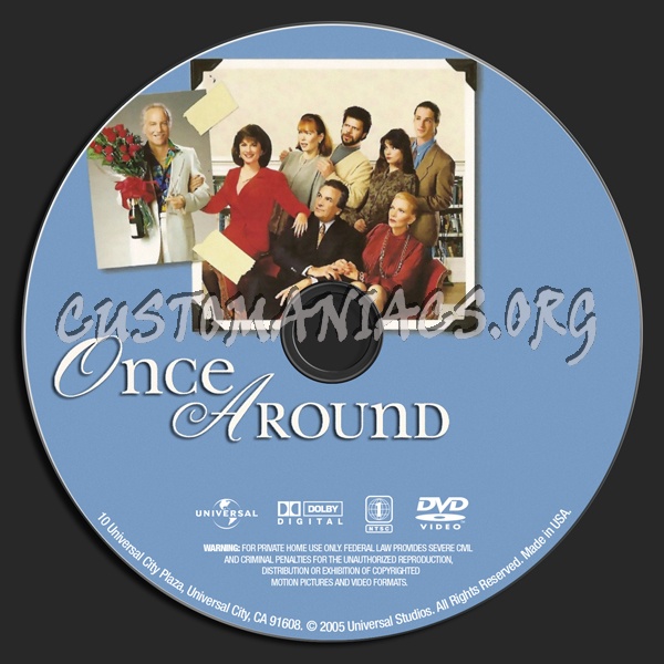 Once Around dvd label