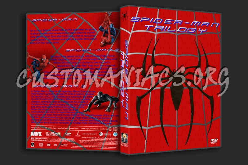 Spider-Man Trilogy dvd cover